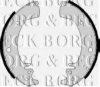 BORG & BECK BBS6208 Brake Shoe Set